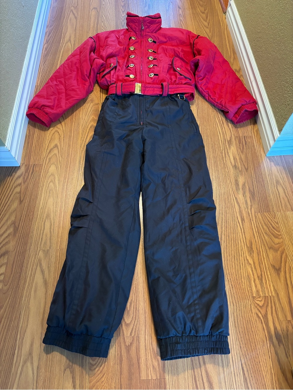Vintage 1980s Nutcracker One-Piece Ski Suit